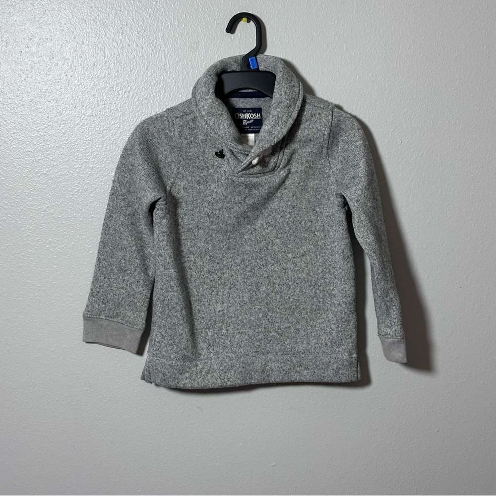 OshKosh B’gosh Boy Sweater Gray Pullover Winter Garment Size‎ 7.